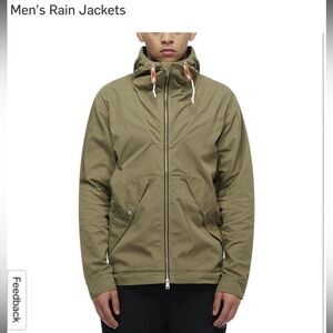 Penfield Gibson Trail Parka - Men's Army Canvas Visor Hoodie Basic Rain Jacket M